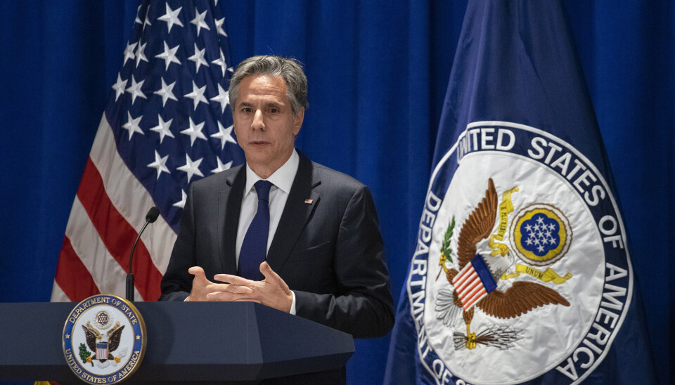 TID: Det kommer til å ta tid før forholdet mellom USA og Frankrike er gjenoppbygget, sier USAs utenriksminister Antony Blinken.