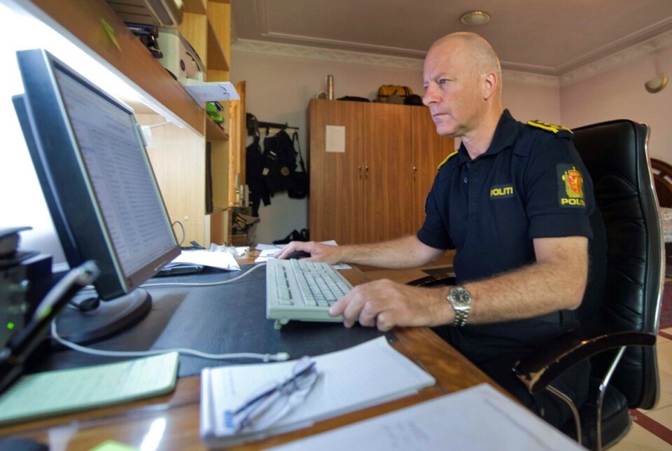 Lars Christian Finstad på jobb i Kabul i 2010. Finstad hadde vært på en rekke internasjonale oppdrag før han dro til Afghanistan og var sjef for den norske politikontingenten i et drøyt år.