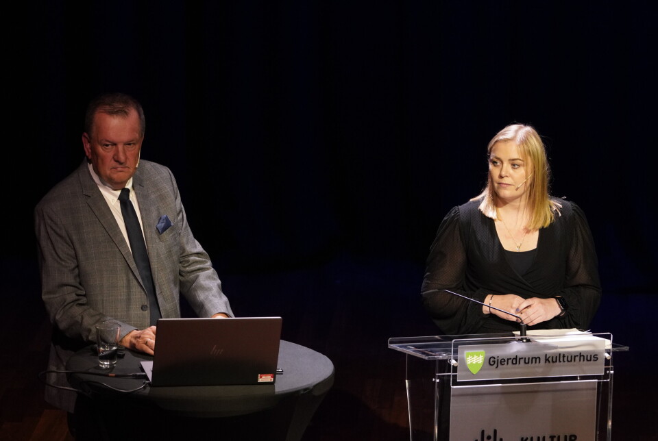 UTVALGET: Gjerdrumutvalget legger frem første delrapport om årsakene til kvikkleireskredet i Ask. Utvalget ledes av tidligere stortingspolitiker og fylkesmann i Nord-Trøndelag, Inge Ryan og olje- og energiminister Tina Bru