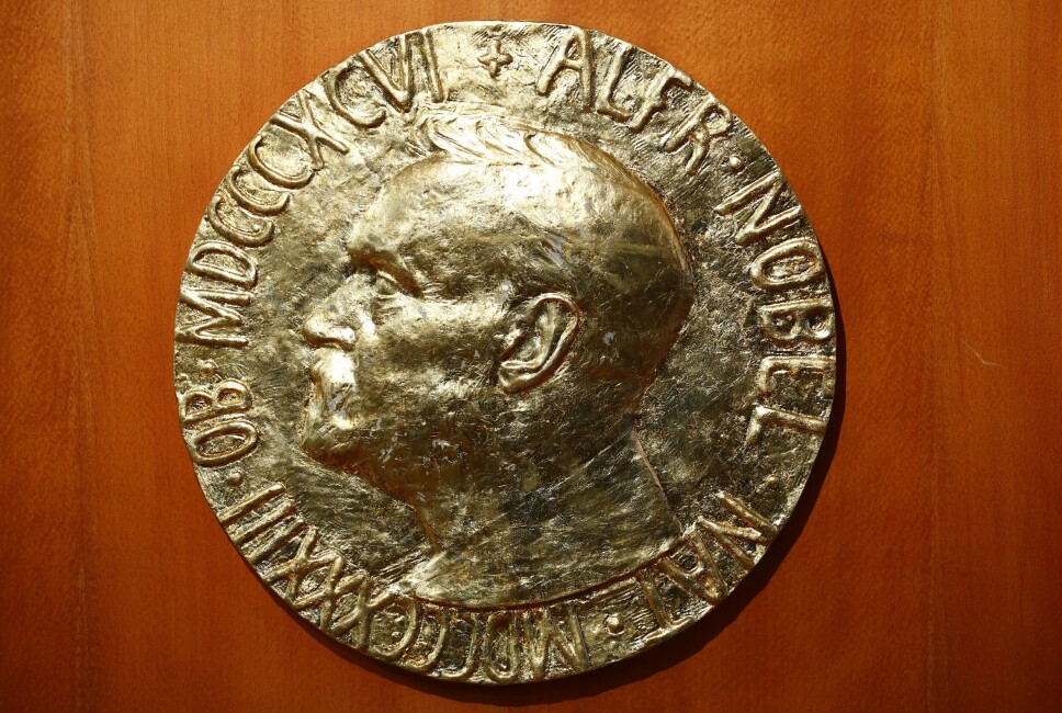FREDSPRIS: Alfred Nobel preget fredsprismedaljen.