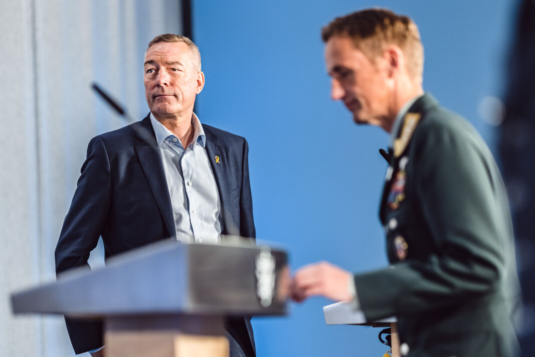 AFGHANSITAN: Forsvarsminister Frank Bakke-Jensen under fremleggingen av Afghanistan-undersøkelsen. AFGHANSITAN: Forsvarsminister Frank Bakke-Jensen under fremleggingen av Afghanistan-undersøkelsen.