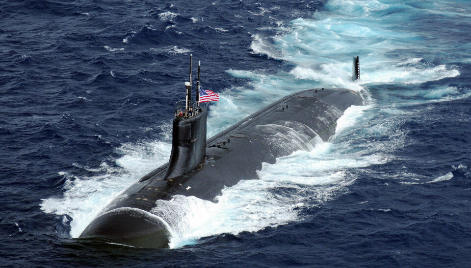 KOLLIDERTE: Atomubåten «USS Connecticut» ble skadd i en kollisjon med en ukjent gjenstand 2. oktober. Her var ubåten å se i Stillehavet i 2009.