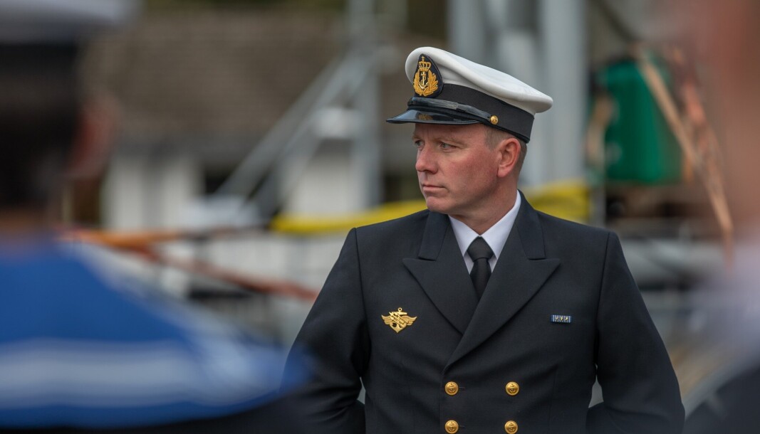 NY SJEF: Kapteinløytnant Terje Refvik overtok kommandoen på KNM Magnus Lagabøte fredag 1 oktober 2021. NY SJEF: Kapteinløytnant Terje Refvik overtok kommandoen på KNM Magnus Lagabøte fredag 1 oktober 2021.