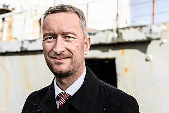 SJEF AVHENDING: Magnus Hansvold i Forsvarsmateriell. SJEF AVHENDING: Magnus Hansvold i Forsvarsmateriell.