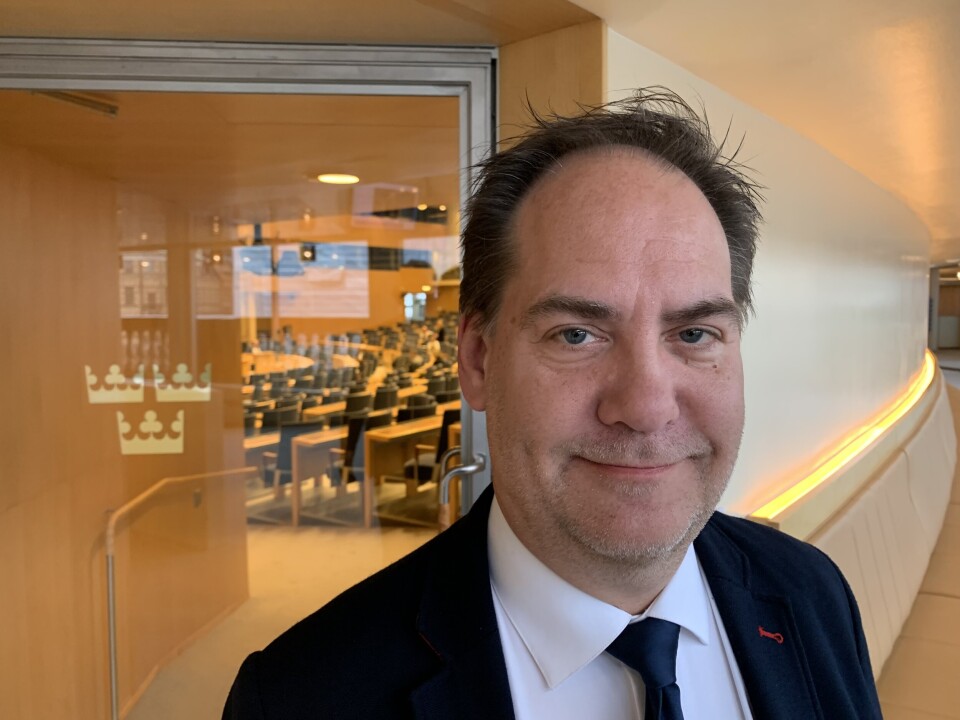 GODT SAMARBEID: Lederen for den svenske utenrikskomiteen, Kenneth G. Forslund, mener samarbeidet med Norge på forsvar og utenriks er godt, uansett om det er Høyre eller Arbeiderpartiet som har statsministeren.