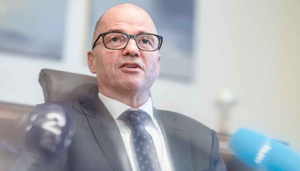 NY FORSVARSMINISTER: Odd Roger Enoksen tok i går over som forsvarsminister etter Frank Bakke-Jensen.