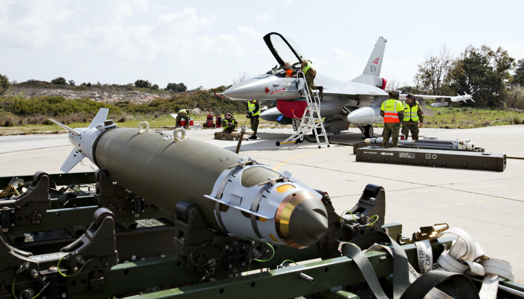 HELLAS: Norske jagerfly slapp 588 bomber over Libya i 2011. F-16-flyene var stasjonert ved Souda Air Base på Kreta.