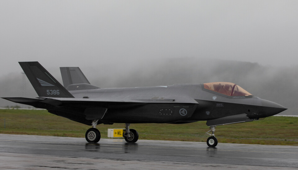 ØVELSE: Neste uke starter siste øvelse for F-35 fra Evenes. Fra 2022 står kampflyene på Nato-beredskap i nord. Dette bildet er fra øvelse Falcon deploy i september 2021.
