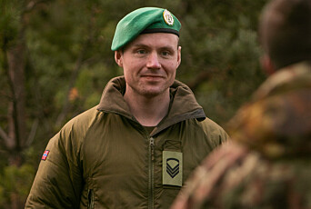 LITAUEN: Oversersjant Frode Hirmoen. LITAUEN: Oversersjant Frode Hirmoen.
