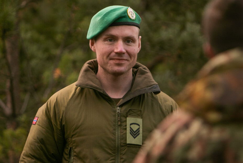 LITAUEN: Oversersjant Frode Hirmoen.