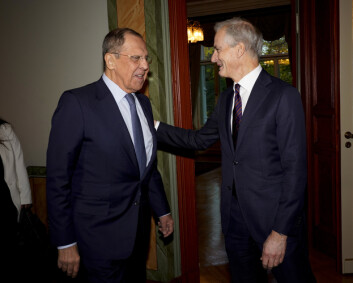 Støre møtte Lavrov: – Viktig at vi snakker sammen også der vi er uenige