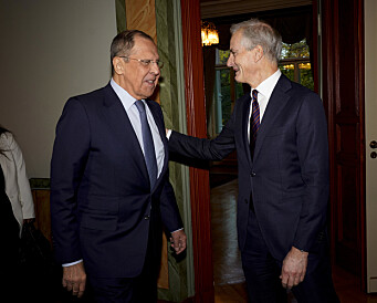 Støre møtte Lavrov: – Viktig at vi snakker sammen også der vi er uenige