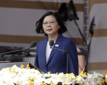 Taiwans president sier hun stoler på USAs støtte