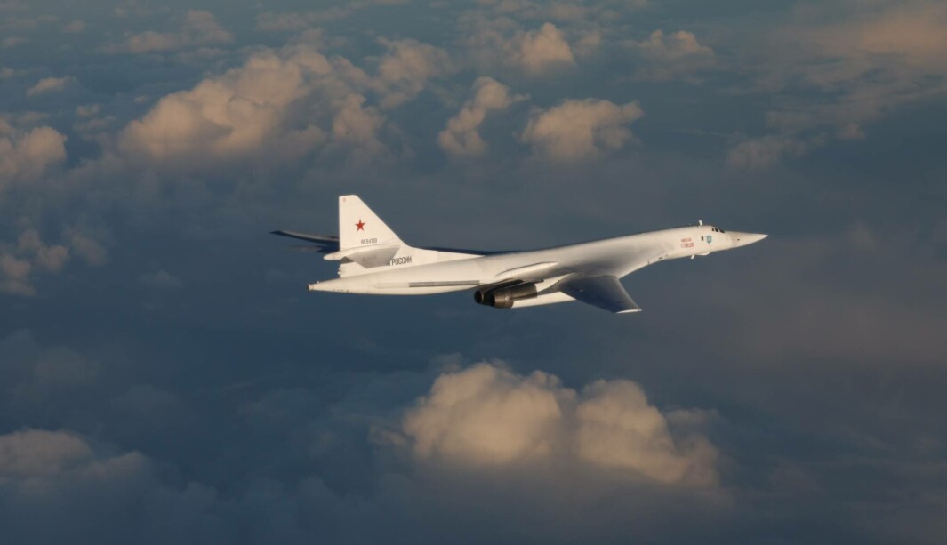 RUSSISK BOMBEFLY: Tupolev Tu-160 Blackjack er et russisk bombefly. Det ble observert utenfor norskekysten onsdag 27. oktober. RUSSISK BOMBEFLY: Tupolev Tu-160 Blackjack er et russisk bombefly. Det ble observert utenfor norskekysten onsdag 27. oktober.