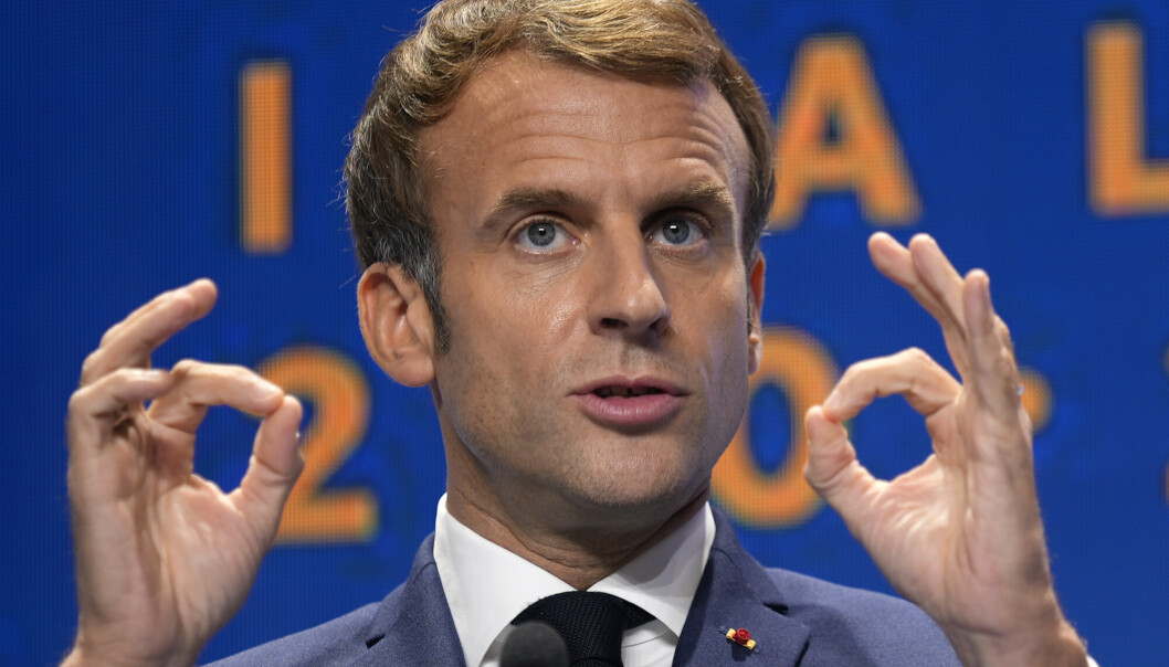 BESKYLDNINGER: Frankrikes president Emmanuel Macron hevder at Australias statsminister Scott Morrison løy til ham i forbindelse med kontrakten om kjøp av ubåter som Australia kansellerte.