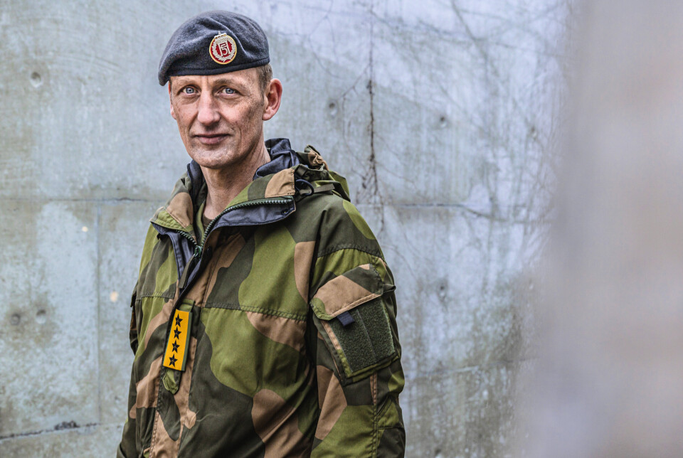 EVAKUERING: Forsvarssjef Eirik Kristoffersen tilbakeviser påstander om at personer med en relasjon til Taliban ble evakuert fra Kabul.