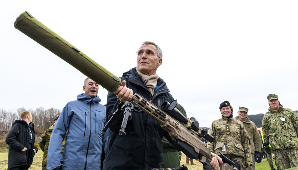 KLIMA: Natos generalsekretær Jens Stoltenberg vil ha ned klimautslippene fra forsvarssektoren. Her er han avbildet i Trondheim under øvelsen Trident Jucture i 2018.