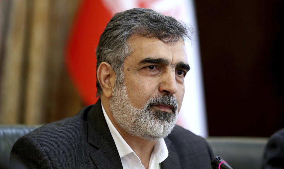 IRAN: Talsmann for Irans organisasjon for atomenergi, Behrouz Kamalvandi.