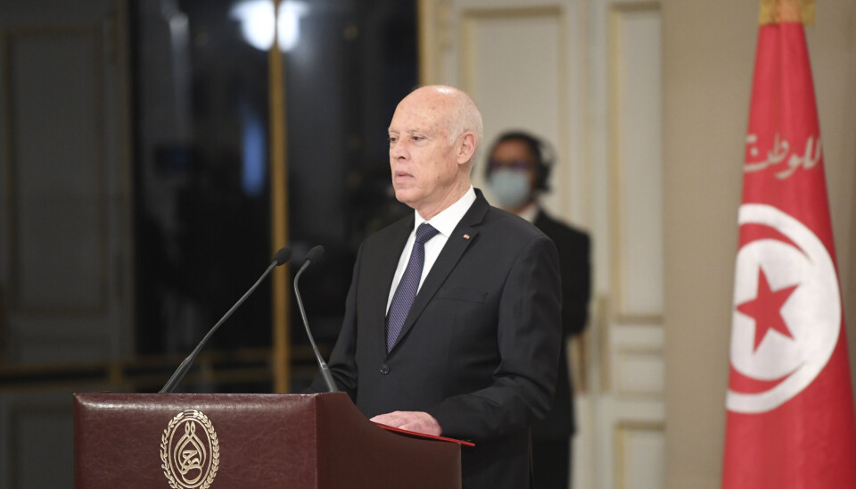 Tunisias president Kais Saied har gitt seg selv svært mye makt – på en høyst udemokratisk måte, ifølge hans politiske motstandere.