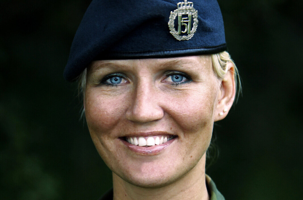 I FJELLANLEGGET: Major Hanne Olafsen jobber til daglig ved Forsvarets operative hovedkvarter. I FJELLANLEGGET: Major Hanne Olafsen jobber til daglig ved Forsvarets operative hovedkvarter.