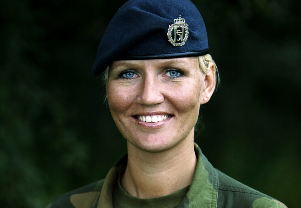 I BODØ: Major Hanne Olafsen starter tirsdag i ny stilling ved Forsvarets operative hovedkvarter.