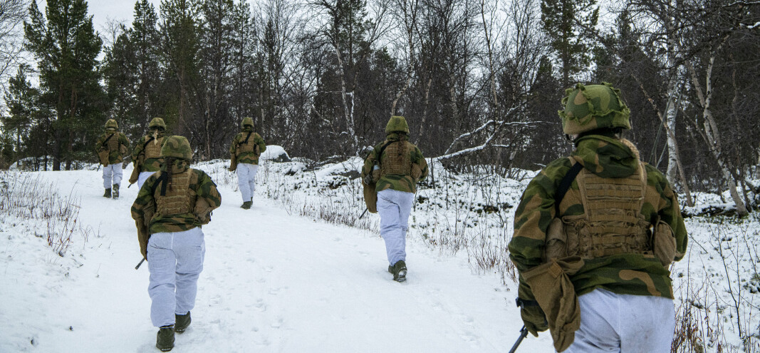Oppdrag: HV-17 soldater ute i felt på oppdragsløsning som en del av deres utdanning