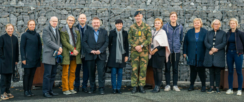 PÅ BESØK: Utenriks- og forsvarskomiteen besøkte Forsvarets operative hovedkvarter i begynnelsen av november.