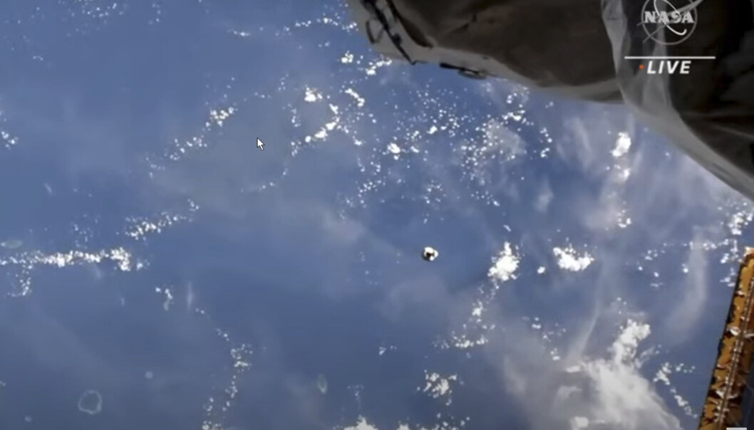 SØKTE DEKNING: Jorden sett fra Den internasjonale romstasjonen (ISS) 11. november. Russlands test av et anti-satellittmissil satte mandag mannskapet og romstasjonen i fare, hevder Nasa. SØKTE DEKNING: Jorden sett fra Den internasjonale romstasjonen (ISS) 11. november. Russlands test av et anti-satellittmissil satte mandag mannskapet og romstasjonen i fare, hevder Nasa.