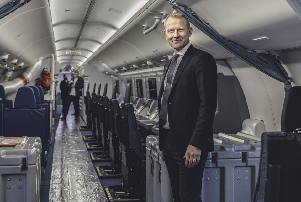 PROSJEKTLEDER: Odd Arvid Tveit om bord på Vintor, Norges første P-8.