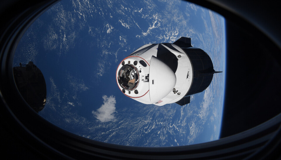 I FARE: Nato og USA mener Russland satte andre lands aktiviteter i verdensrommet i fare da de sprengte en satellitt med et missil mandag. Her er bilde fra den internasjonale romstasjonen (ISS) fra april.
