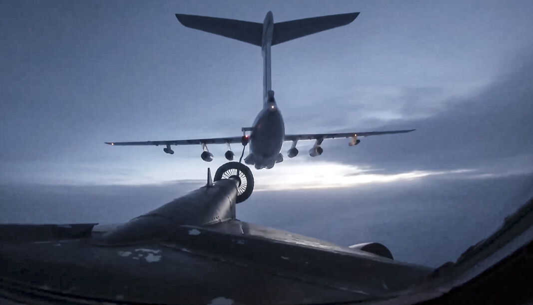 ØVELSE: Bilde skaffet til veie av Russlands forsvarsdepartement viser den aktuelle øvelsen hvor kinesiske og russiske fly skal ha nærmet seg Sør-Koreas luftrom. ØVELSE: Bilde skaffet til veie av Russlands forsvarsdepartement viser den aktuelle øvelsen hvor kinesiske og russiske fly skal ha nærmet seg Sør-Koreas luftrom.