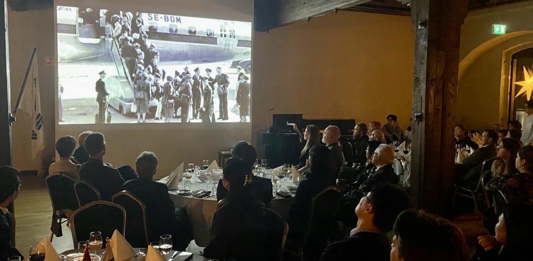 HISTORIE: Filmen Normash ble vist på de norske koreaveteranenes aller siste høstmøte. I filmen vises opptak av den første kontingenten som forlot Norge for 70 år siden.