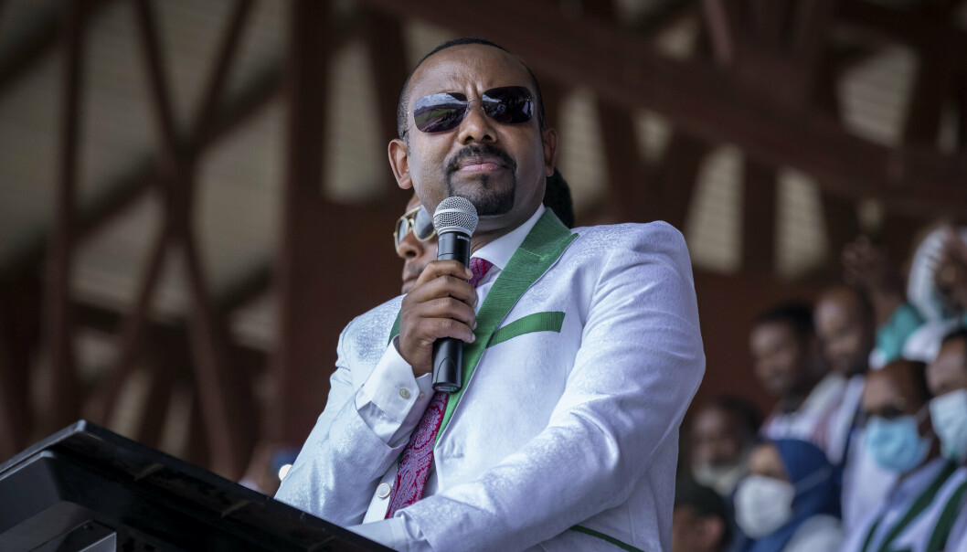 SOLDAT: Etiopias statsminister Abiy Ahmed sier han selv skal dra til fronten for å lede hæren i kampen mot opprørerne.