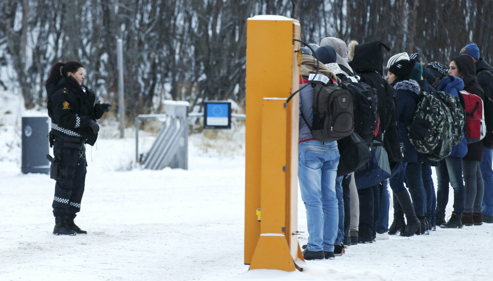 MIGRANTER: I 2015 ankom flere asylsøkere Storskog grensestasjon på den norsk-russiske grensen.