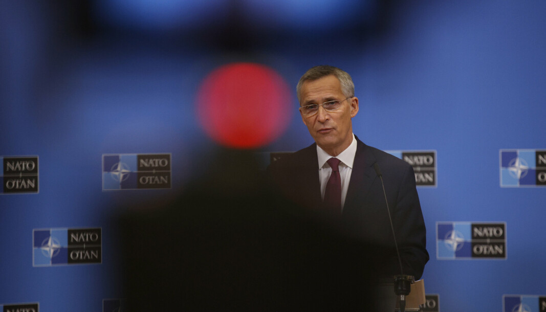 STOLTENBERG: Natos generalsekretær Jens Stoltenberg holdt fredag en pressekonferanse i forkant av alliansens utenriksministermøte i Riga neste uke.