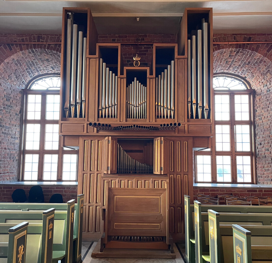 UTSKIFTNING: Kirkeorgelet til Akershus slottskirke fra 60-tallet. UTSKIFTNING: Kirkeorgelet til Akershus slottskirke fra 60-tallet.