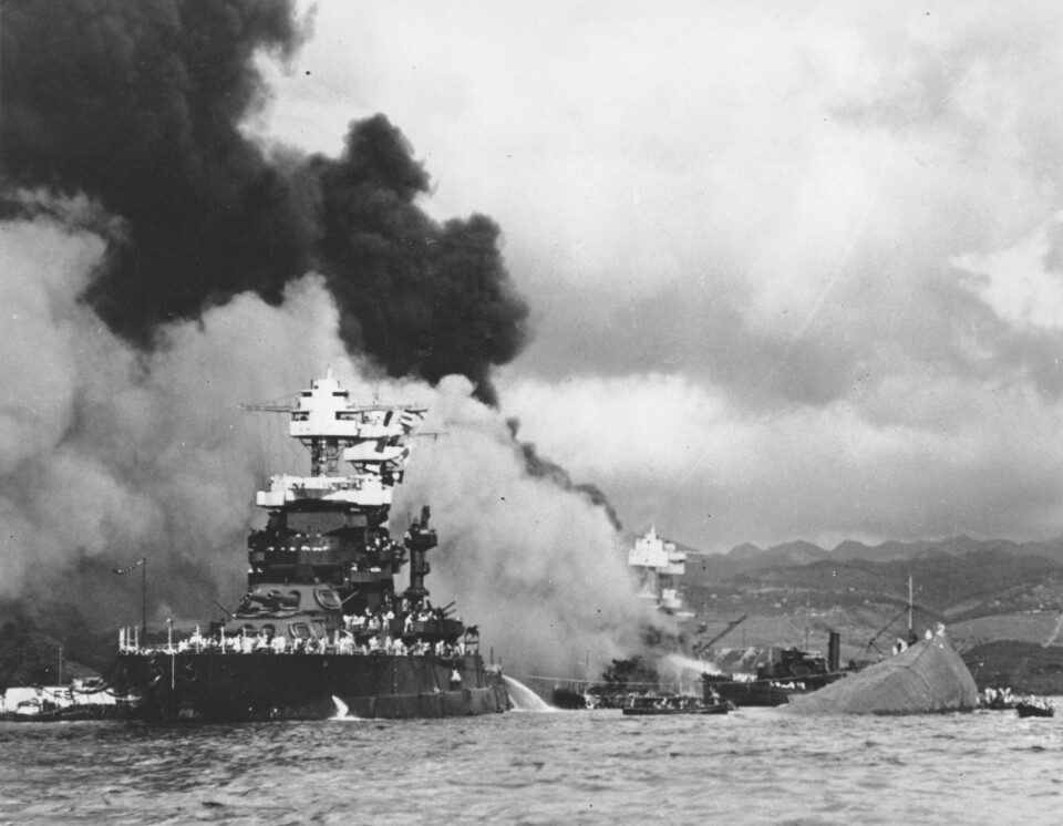 80 ÅR SIDEN: 7. desember i 1941 angrep Japan USAs stillehavsflåte på Hawaii. Dagen etter var USA med i 2. verdenskrig.