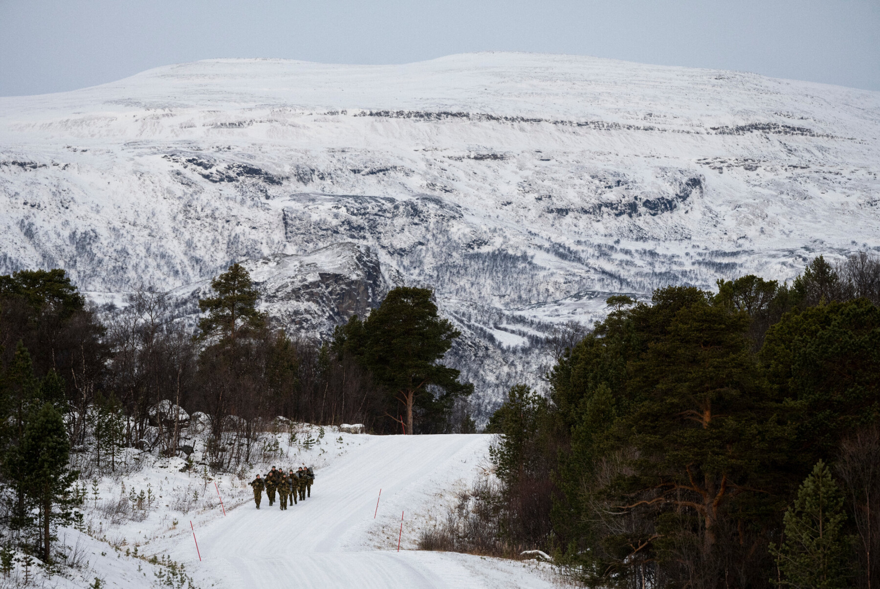 PORSANGMOEN: Øvingsfeltet i Halkavarre dekker 207 kvadratkilometer. PORSANGMOEN: Øvingsfeltet i Halkavarre dekker 207 kvadratkilometer.