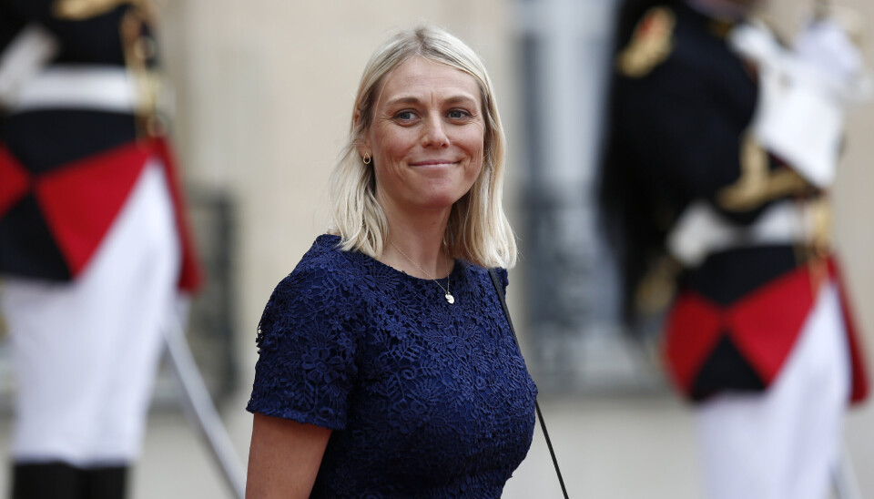 MÅTTE SVARE: Danmarks forsvarsminister Trine Bramsen måtte svare på spørsmål om UFOer.