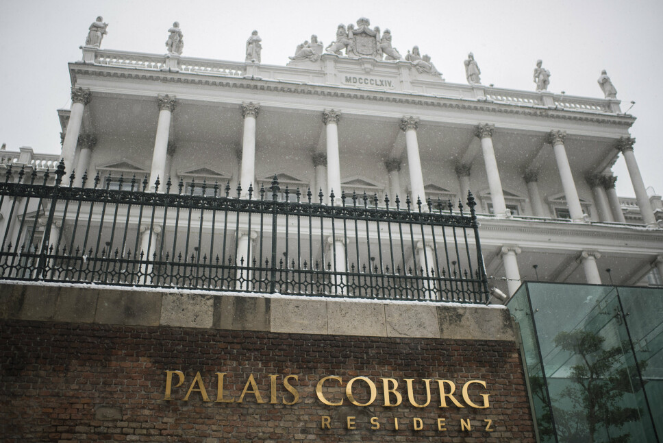 WIEN: Samtalene finner sted på Palais Coburg-hotellet i Wien i Østerrike.