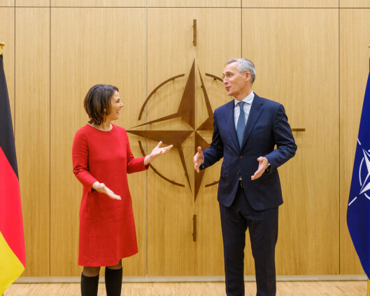Tysklands nye utenriksminister la første besøk til Nato