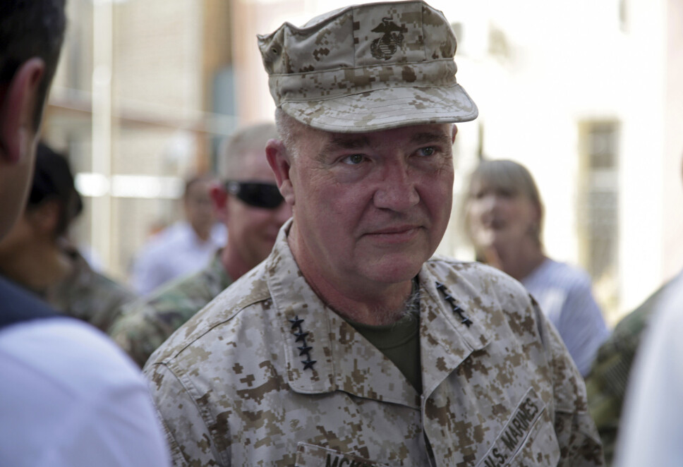 ØVERSTKOMMANDERENDE: USAs øverstkommanderende for Midtøsten, marinegeneral Frank McKenzie.