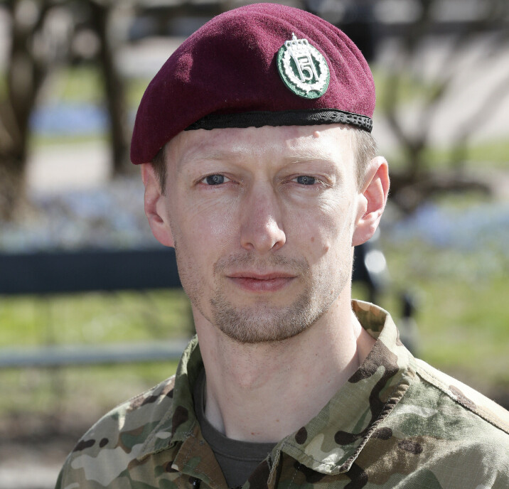 MEDALJE: Major Knut Flydal fik Krigskorset for innsatsen under et IS-angrep i Syria, 2017.