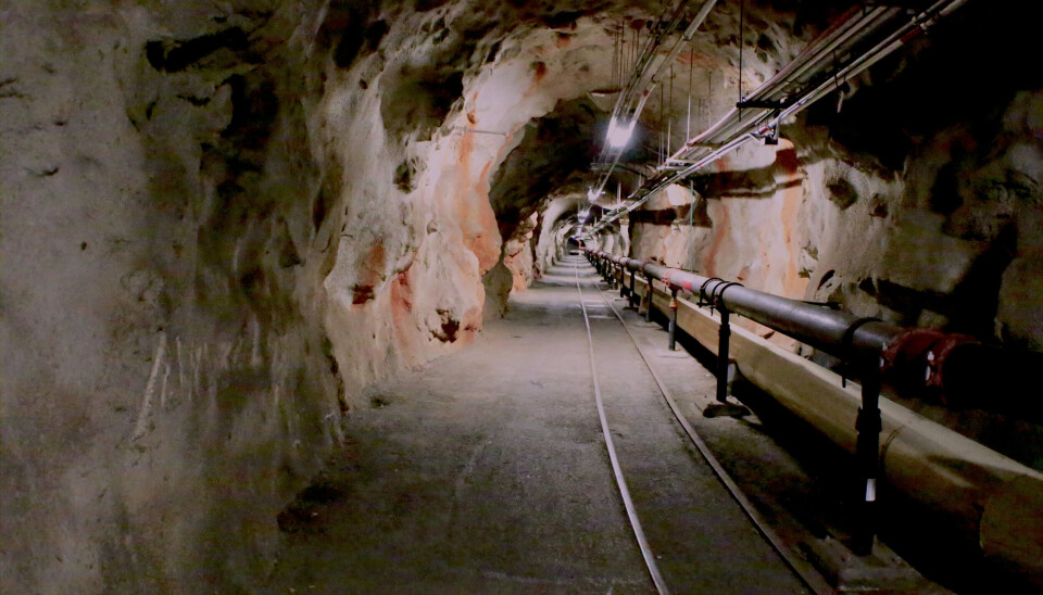 UNDERJORDISK: En av tunnelene i Red Hill-anlegget.