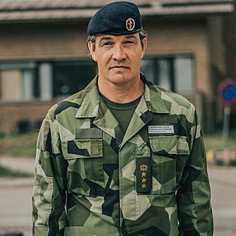 LEDER: Sjef for Ledningsregimentet, Johan Axelsson. LEDER: Sjef for Ledningsregimentet, Johan Axelsson.