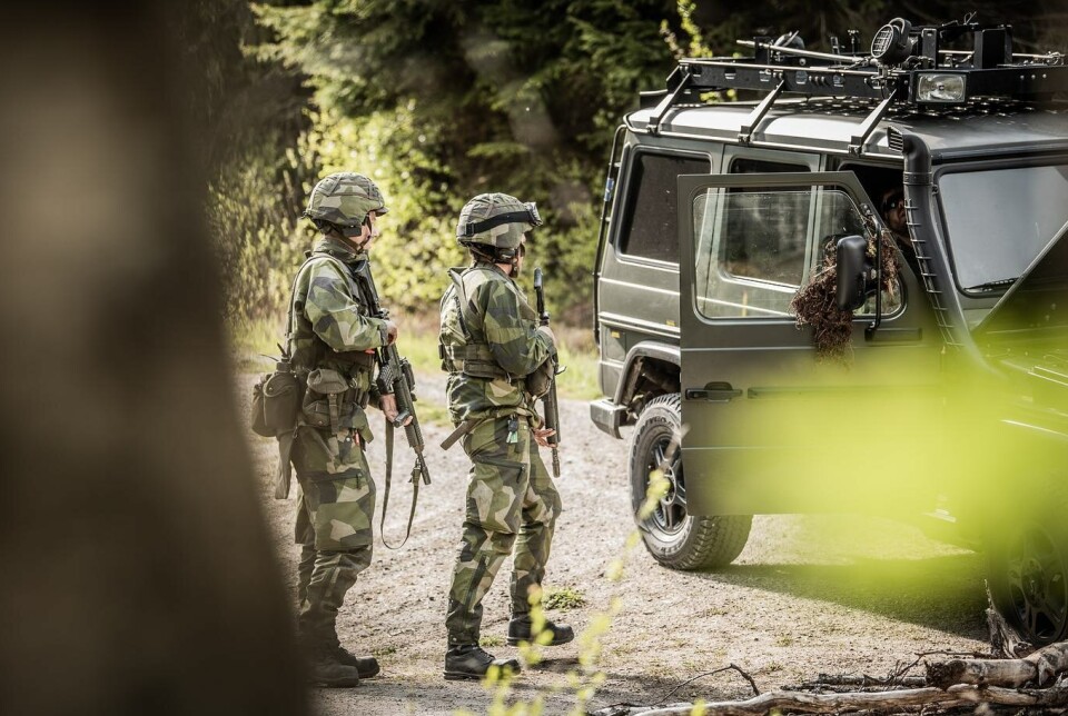 REGIMENT: Soldater fra avdelingen ute på øvelse. Bildet har ingenting med den konkrete saken å gjøre