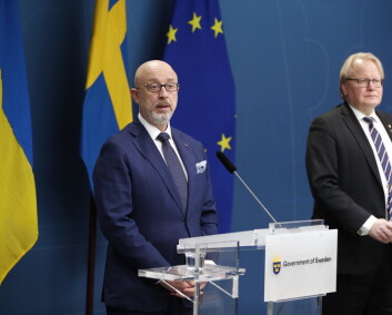 Ukraina og Sverige undertegnet avtale om forsvarssamarbeid
