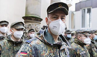 Tyskland: 17.500 soldater klare til å bistå med korona-håndteringen