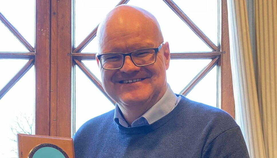 SMILENDE: Knut Ringen beskrives som en med godt humør og et smittende smil av sine kollegaer i TVO gjennom et innlegg på Facebook.