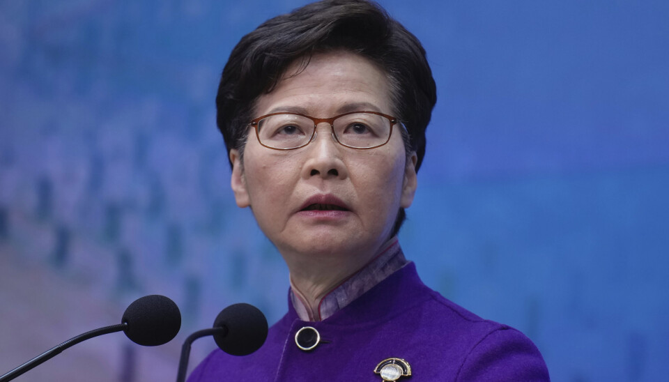 HONGKONG: Sittende leder i Hongkong, Carrie Lam, og hennes Kina-lojale medkandidater vant valget søndag.